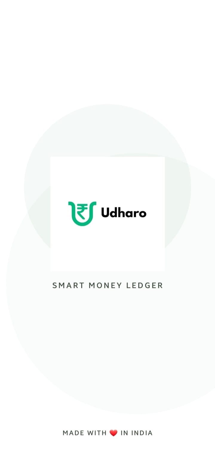 Udharo app — Home