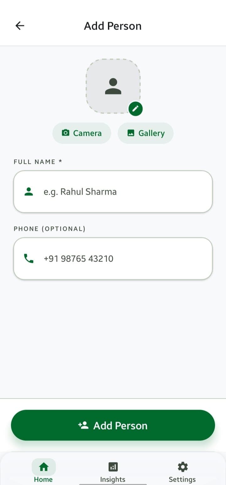 Udharo app — Contact